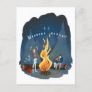 Search for bonfire postcards Camping