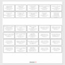 Search for guest wedding stickers White