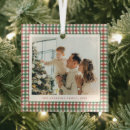 Search for red and green plaid christmas tree decorations Gingham