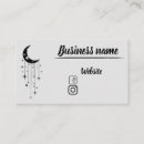Search for mystic business cards Moon