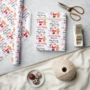 Search for red santa wrapping paper Watercolor
