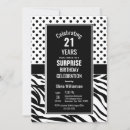 Search for retro 21st birthday invitations Pattern