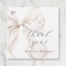 Search for baby shower thank you tags Coquette