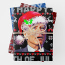 Search for joe biden wrapping paper Santa