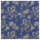 Search for navy blue and gold fabric Chic