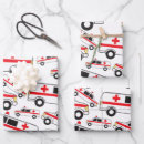 Search for ambulance wrapping paper 911