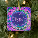 Search for purple heart christmas tree decorations Hearts
