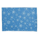 Search for snowflake pattern pillowcases Winter