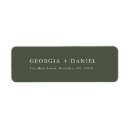 Search for forest return address labels Modern
