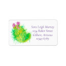 Search for cactus plant return address labels Arizona