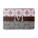 Search for grey and burgundy bath mats Trendy