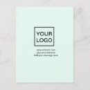 Search for your logo here postcards Elegant