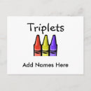 Search for 3 kids postcards Triplets