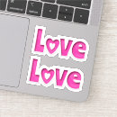 Search for passionate love stickers Pink