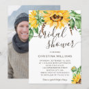 Search for rustic sunflower bridal shower invitations Bride