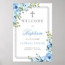 Search for christening posters Dusty blue