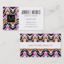 Search for orange arrow business cards Abstract