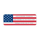 Search for american flag return address labels 4th of july
