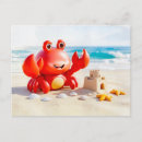Search for cute crab postcards Cancer