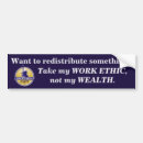 Search for redistribution of wealth bumper stickers Redistribute