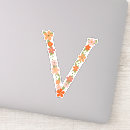 Search for initial v stickers Birthday