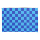 Search for light blue pillowcases Chequered