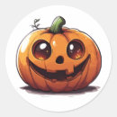 Search for cute cartoon pumpkin stickers Orange