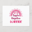 Search for breast cancer fighter postcards Warrior