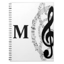 Search for music treble clef notebooks Band