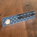 Search for royal blue name plates French symbol