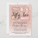 Search for 52nd birthday invitations Modern