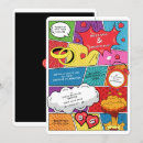 Search for pop art wedding invitations Comic book