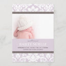 Search for lilac damask invitations Girl
