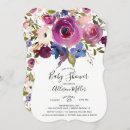 Search for plum baby shower invitations Flowers