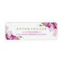Search for orchid return address labels Magenta