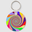 Search for multi colored rounded key rings Swirl