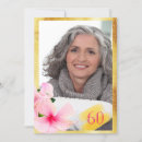 Search for floral 60th birthday invitations Flower