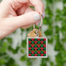 Search for house heart key rings Red