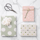 Search for polka wrapping paper Pink
