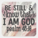 Search for i am god stickers Faith
