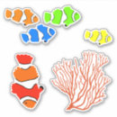 Search for party clown stickers Under the sea