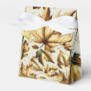 Search for autumn wedding favour boxes Leaf