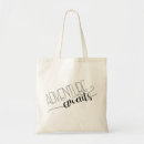 Search for adventure awaits tote bags Wanderlust
