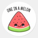 Search for funny melons stickers One in a million