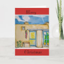 Search for burning candle christmas cards Red