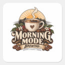 Search for funny morning quote stickers Barista