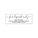 Search for endorsement rubber stamps Check