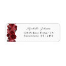 Search for red rose return address labels Modern