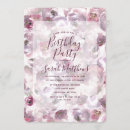 Search for mauve birthday invitations Garden party