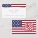 Search for flags business cards Patriotism
